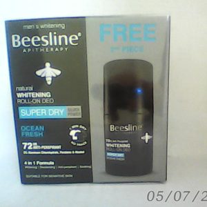 Offer Beesline W. Super Dry (Ocean Fresh) 72 Hr Deo Roll On For Men 50ml Buy 1 Get 1 Free ^^1 N..A 3/8/2023