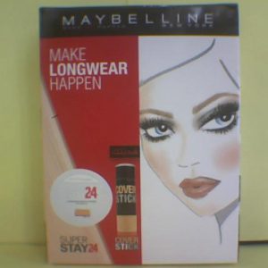 Maybelline Super Stay  Longwear Matte Powder (030) 9g+Cover Stick Concealer (03) Free