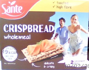 Sante Wholemeal Crispbread 150g