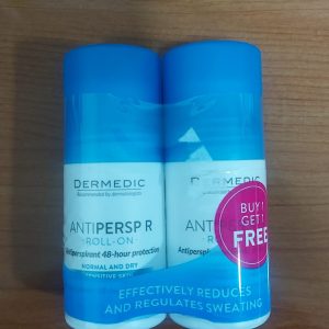 Offer Dermedic Antipersp R Deo Roll On 60ml Buy 1 Get 1 Free^^1