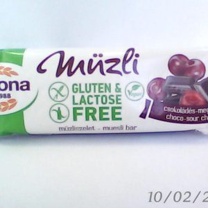 Cerbona Choco-Sour Cherry G/F L/F Muesli Bar 35g