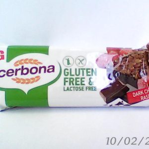 Cerbona Dark Chocolate Raspberry G/F L/F Muesli Bar 35g
