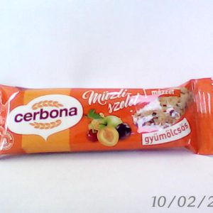 Cerbona Fruity Muesli Bar 20g