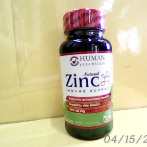 Human Essentials Zinc 50 mg 100 Tab