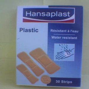 Hansaplast Plastic Water Proof Assorted Plaster Strips 30 Pcs