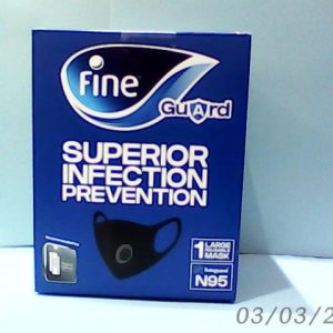 Fine Guard N-95 Reusable Face Mask With Filter -L