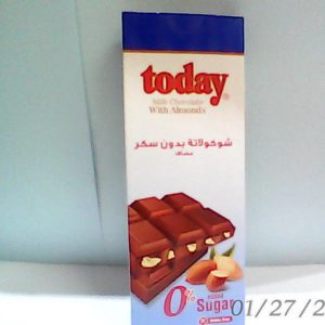 Today S/F Milk Chocolate With Almonds 65g N..A 4/12/2022