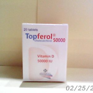 Topferol Vit D 50,000 IU 20 Tab
