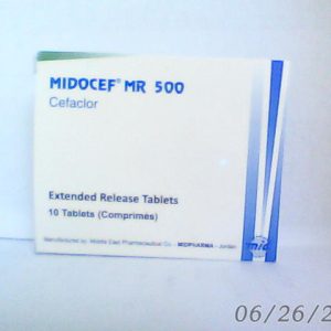 Midocef MR 500mg 10 Cap Del