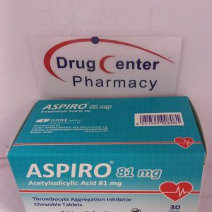 Aspiro 81mg 30 Chew Tab