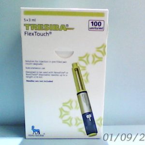 Tresiba Flex Touch Insulin Pen 5 Pcs   مبرد