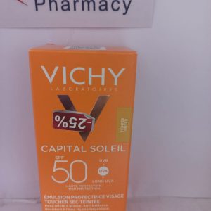 Vichy Capital Soleil  Sunblock Spf 50 Dry Touch Tinted Fluid 50ml