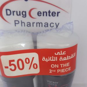 Offer Vichy Homme Anti Perspirant Deo Roll On (Black) 72H 50ml 50%Off On 2nd Pc^^1