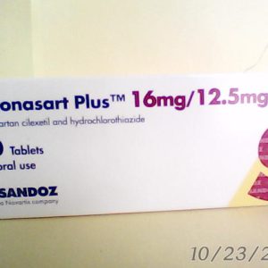 Coronasart Plus 16mg/12.5mg 30 Tab N..A 6/8/2020