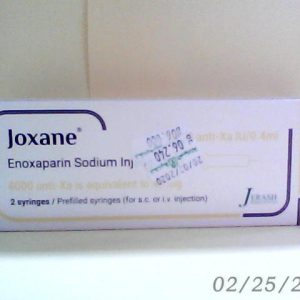 Joxane 4000 IU/0.4 ml Inj N..A 8/9/2021 Discont