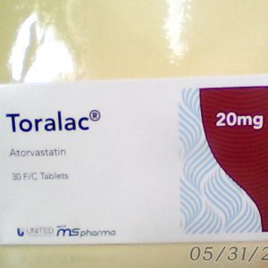 N.1.A 28/1/2025 Toralac 20mg 30 Tab