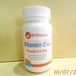 N..A 26/2/2024 BT Pharma Vit C Plus Zinc 60 Cap