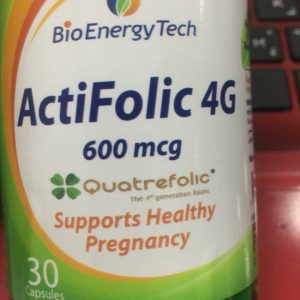 Bio Energy ActiFolic 4G 600 mcg 30 Cap