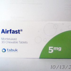N..A 20/4/2024 Airfast 5mg 30 Chew Tab