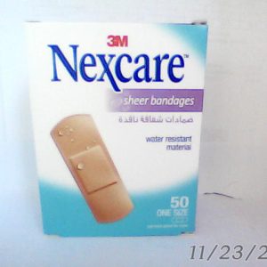 NexCare Sheer Plaster Strips 50 Pcs 656-50