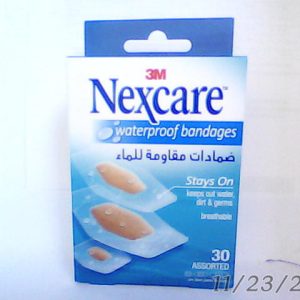 NexCare Waterproof Assorted Plaster Strips 30 Pcs 588-30D