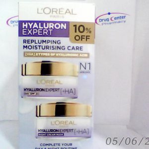 Offer Loreal Hyaluron Expert Day Cream 50ml + Night Cream 50 ml 2Pcs 10 %Off ^^1
