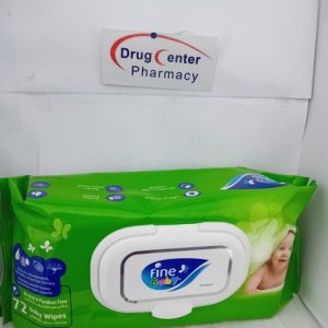 Fine Aloe Vera Baby Wipes 72 Pcs
