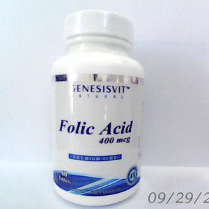Genesisvit Folic Acid 400mcg 60 Tab $Temp.6 12@25
