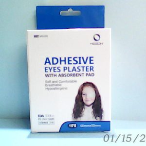 Meson Adhesive Kids White Eye Pad 60*50mm 15 Pcs -MS2209