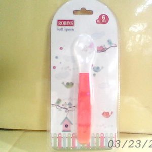 Robins Silicone Soft Spoon 6m+ D31110P - Pink
