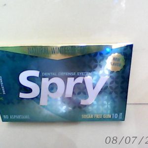 Spry Wintergreen S/F (Keto) Xylitol Gum 10 PcsN..A 26/3/2022