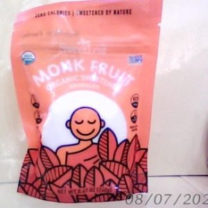 SweetLeaf Organic Monk Fruit (Keto) Sweetener 240g