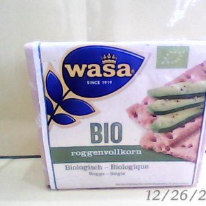 Wasa Bio Wholegrain Rye Crispbread 180g