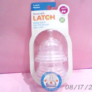 Munchkin Latch Silicone Teat/Nipple 3m+ 2 Pcs