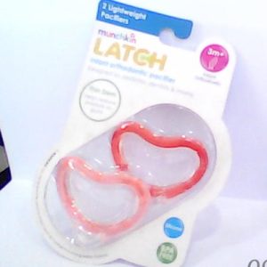 Munchkin Latch Light Weight Silicone Soother/Pacifier 3m+ 2 Pcs