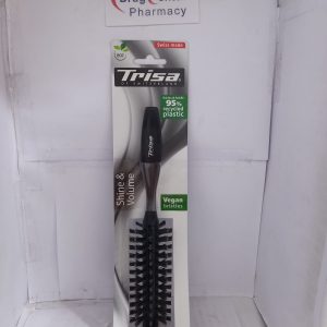 Trisa Shine & Volume Vegan Bristles Round Plastic Hair Brush-M