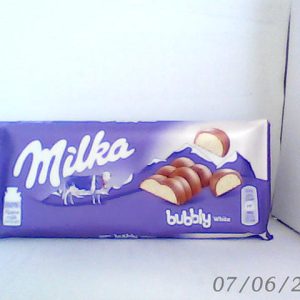 Milka Bubbly White Chocolate Bar 95g