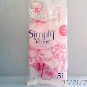 Gillette Simply Venus Basic Dispo. Women Razors 5 Pcs-Pink N..A 20/12/2023
