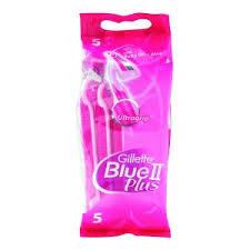 Gillette Blue 2 Plus Dispo.Women Razors 5 Pcs
