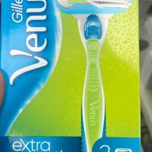 Gillette Venus Extra Smooth Refillable Women Razors +Head Refiller 2 Pcs