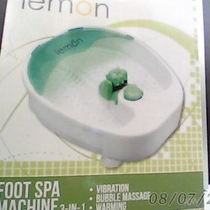 Lemon 3 In 1 Foot Spa Warming Massagers-FM568