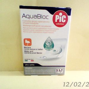 Pic AquaBloc Water Proof (Anti Bacterial) Post-OP Plaster 5*7cm 5 Pcs N..A 6/6/2024 12@26 لزقة عمليات