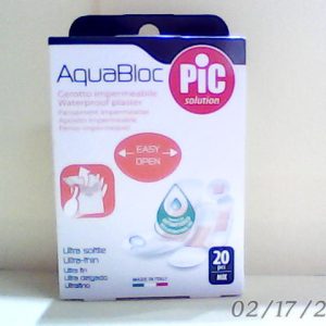 Pic AquaBlock Water Proof Assorted Plaster Strips 20 Pcs 12@26