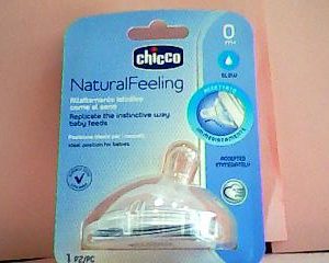 Chicco N.F Slow Flow Silicone Teat/Nipple 0m+ 1 Pc
