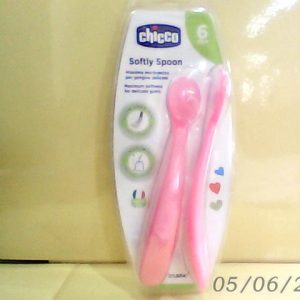 Chicco Silicone Softly Spoon Bi-Pack 6m+ 6828.11- Girl N..AC 21/10/2024