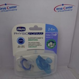 Chicco Physio Mini Soft Silicone Soother/Pacifier 2-6m 2 Pcs-Boy N..AC 9/10/2025