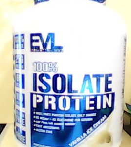 EVL 100% Isolate Protein Powder (Vanilla Ice Cream) 2.268 Kg