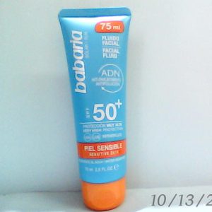 Babaria (Sensitive Skin) Sunblock SPF 50+ Fluid 75 ml