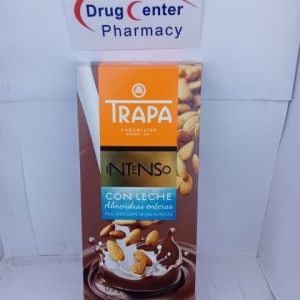 Trapa Intenso Milk Chocolate & Whole Almonds G/F Chocolate Bar 175g