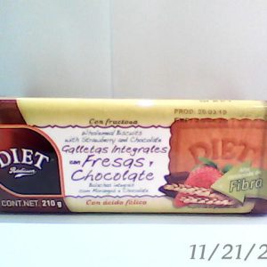 Diet Wholemeal Biscuit With Strawberry & Chocolate 210 g